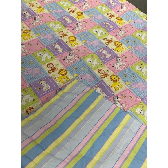 Precious Moments, Cute Animals, Baby Blanket, Nursery, Bedding, ~ 250622-WH 338 - Picture 3 of 5